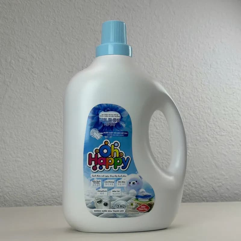 Nước giặt OH HAPPY 2in1 Enzyme Sinh Học Luxury 3,6kg thumbnail 4