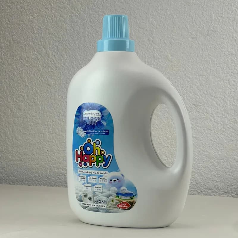 Nước giặt OH HAPPY 2in1 Enzyme Sinh Học Luxury 3,6kg thumbnail 2