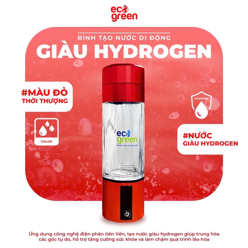 Bình tạo nước di động Hydrogen thumbnail 16