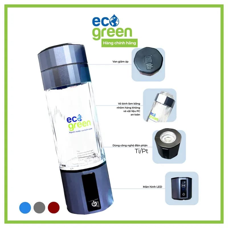 Bình tạo nước di động Hydrogen thumbnail 6