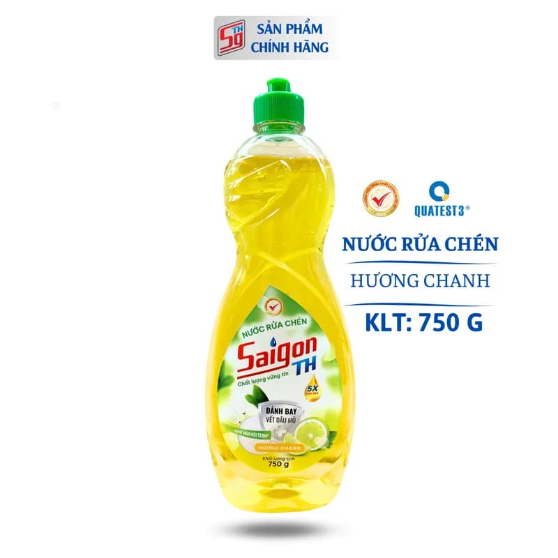Nước rửa chén saigon th 750gram hương chanh thumbnail 4