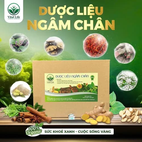Thảo dược ngâm chân hộp 20 túi lọc thumbnail 2