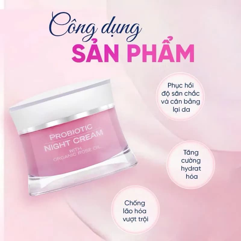KEM BAN ĐÊM PROBIOTIC 50ML - GIÚP DA NGHỈ NGỚI VÀ TÁI SINH TRONG GIẤC NGỦ thumbnail 2