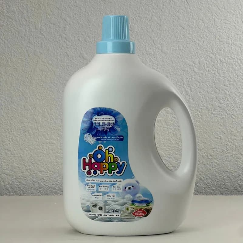 Nước giặt OH HAPPY 2in1 Enzyme Sinh Học Luxury 3,6kg thumbnail 3