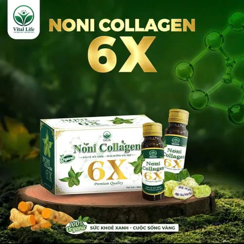 Thực phẩm bổ sung Noni Collagen 6x Hộp 10 chai thumbnail 2