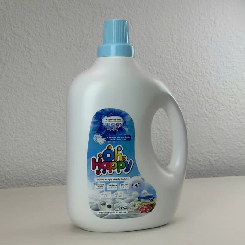 Nước giặt OH HAPPY 2in1 Enzyme Sinh Học Luxury 3,6kg thumbnail 7
