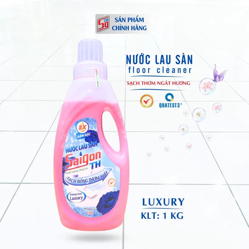 Nước lau sàn Saigon TH 1kg hương hoa Luxury thumbnail 2