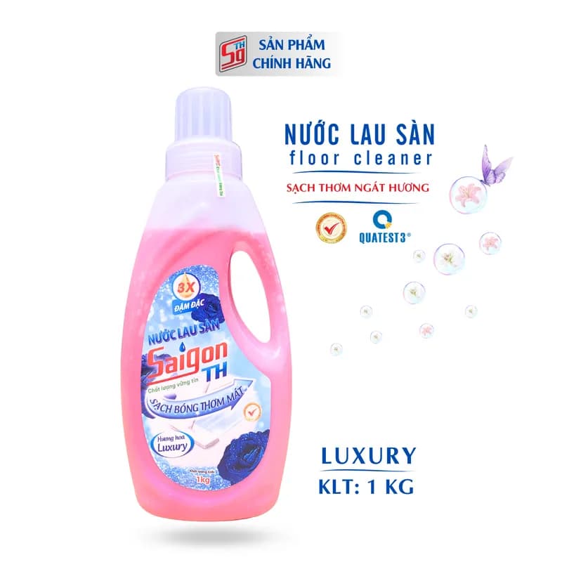 Nước lau sàn Saigon TH 1kg hương hoa Luxury thumbnail 4