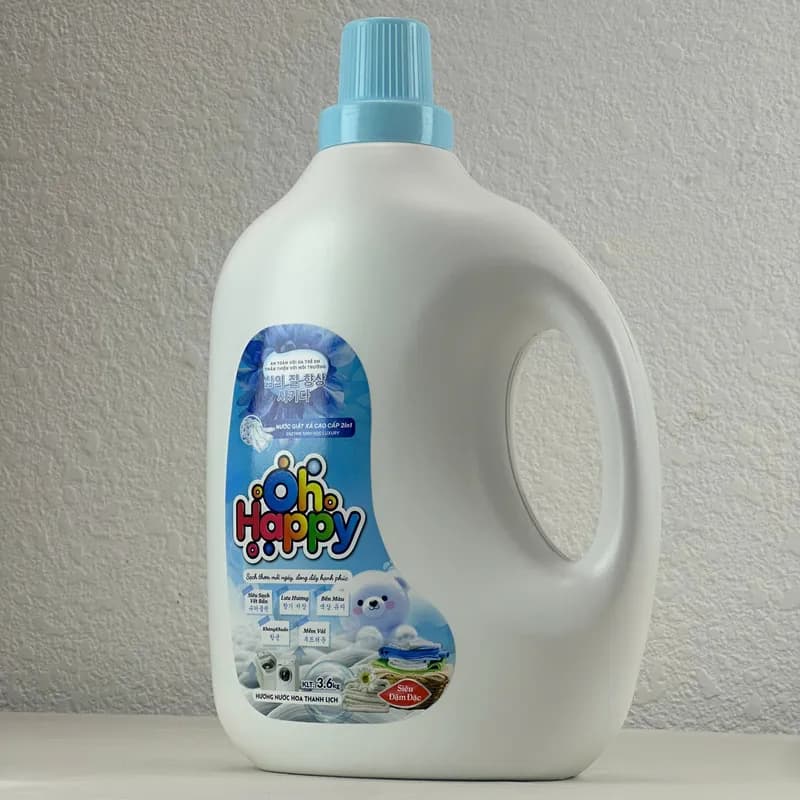 Nước giặt OH HAPPY 2in1 Enzyme Sinh Học Luxury 3,6kg thumbnail 5