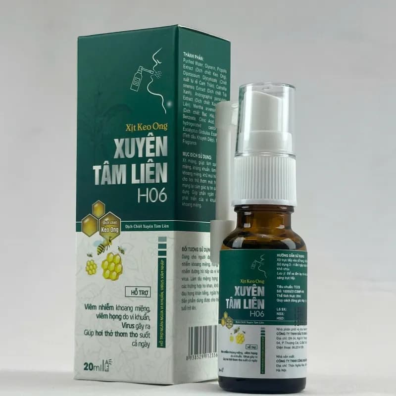 Xịt keo ong xuyên tâm liên H06 thumbnail 2