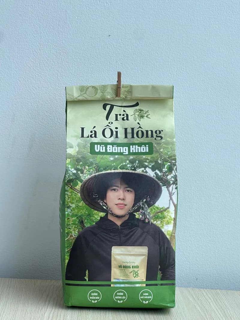 Trà lá ổi hồng dạng túi lọc 4g Vũ Đăng Khôi - Tan mỡ giảm cân, ngừa tiểu đường thumbnail 2