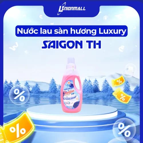 Nước lau sàn Saigon TH 1kg hương hoa Luxury thumbnail 1