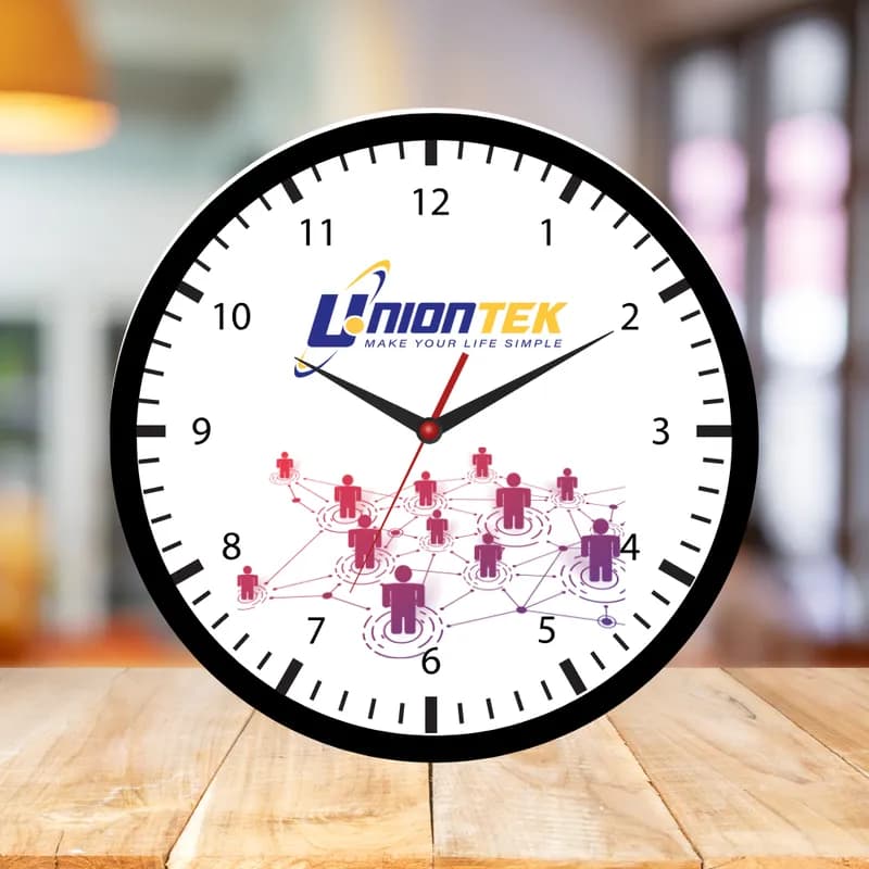 Đồng hồ treo tường uniontek 30cm thumbnail 5