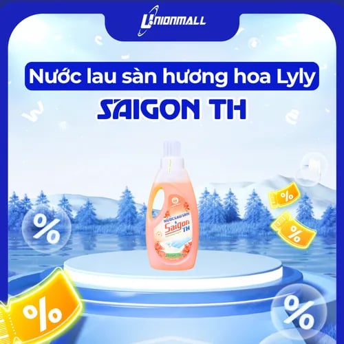 Nước lau sàn Saigon TH 1kg hương hoa Lyly