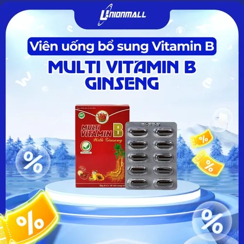 Multi Vitamin B Ginseng: Giải Pháp Hỗ Trợ Cho Người Suy Nhược, Đau Dây Thần Kinh Ngoại Biên