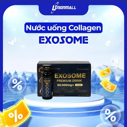 Nước Uống Collagen EXOSOME Anna de Rita 60.000MG: Đột Phá Tái Tạo Da Từ Nhật Bản