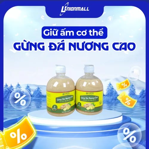 Gừng Đá Nương Cao 500ml: Tinh Hoa 5 Thảo Dược Giúp Giữ Ấm, Thư Giãn Sâu Và Ngủ Ngon