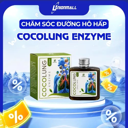 COCOLUNG ENZYME – Xoa Dịu Cơn Ho, Bảo Vệ Đường Hô Hấp