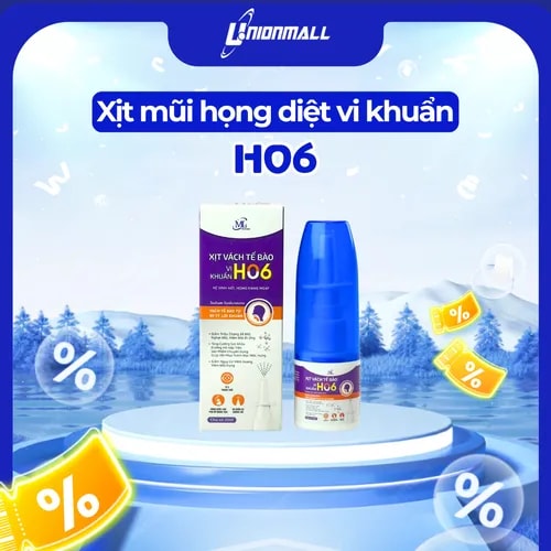 Xịt vách tế bào vi khuẩn H06 - Ảnh 1