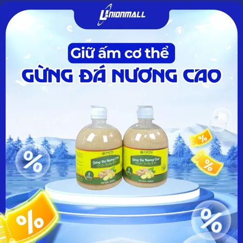 Gừng Đá Nương Cao 500ml: Tinh Hoa 5 Thảo Dược Giúp Giữ Ấm, Thư Giãn Sâu Và Ngủ Ngon