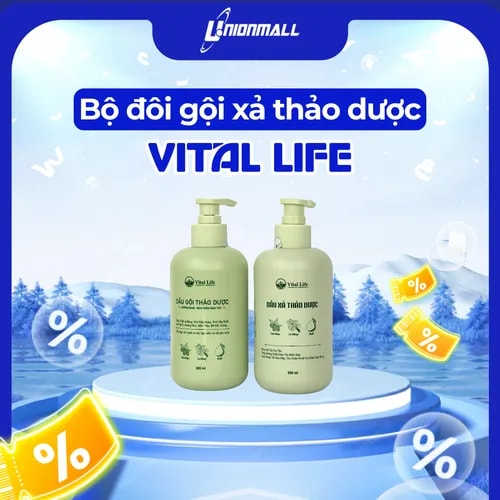 Bộ Đôi Gội Xả Thảo Dược Vitalnoni - Ảnh 1
